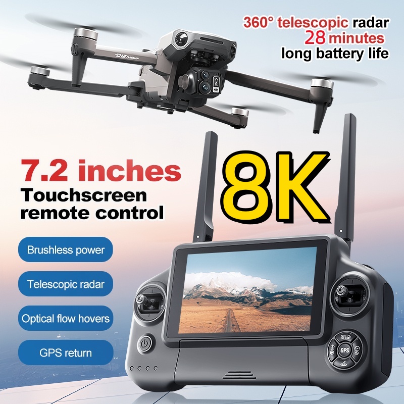 8K 3 Axis Gimbal Brushless 7.2 - Drone Battery Box 评论和价格