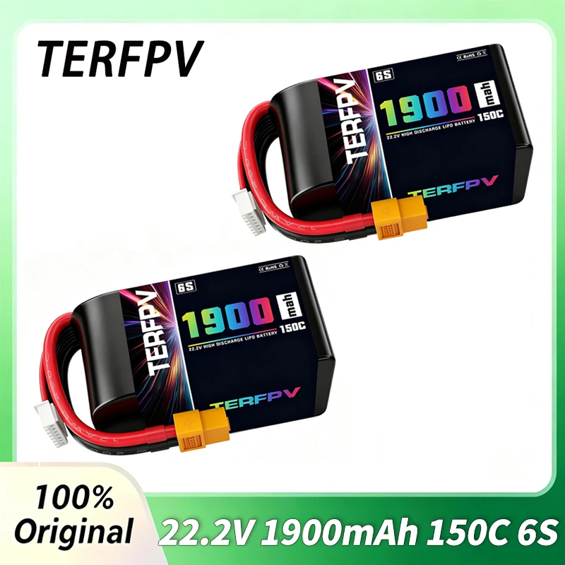 1/2Pcs TERFPV Lipo 6S 1900mAh  - Drone Battery Plate 评论和价格