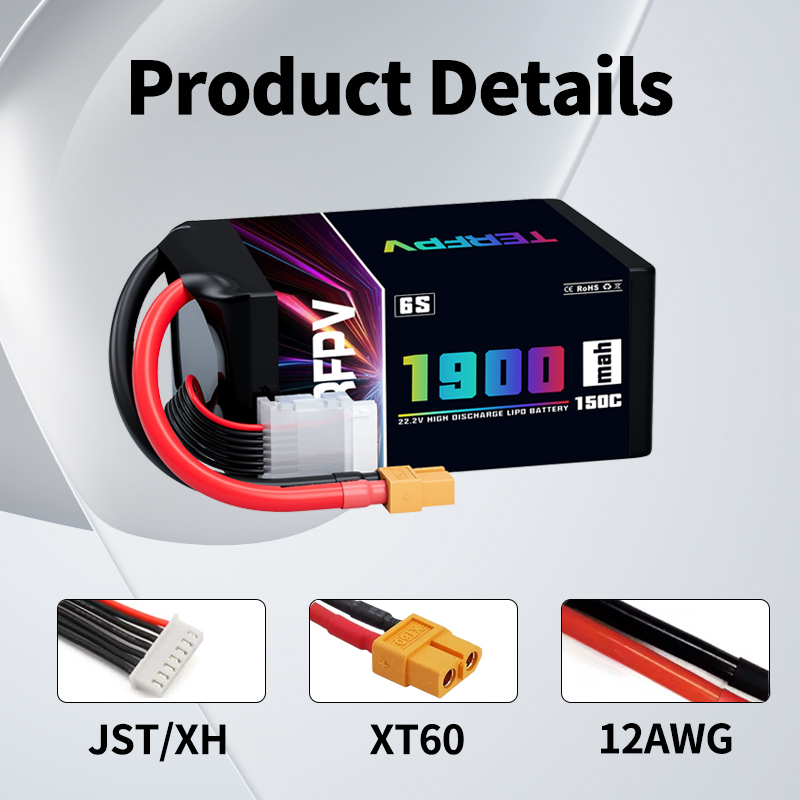 1/2Pcs TERFPV Lipo 6S 1900mAh  - Drone Battery Plate 评论和价格