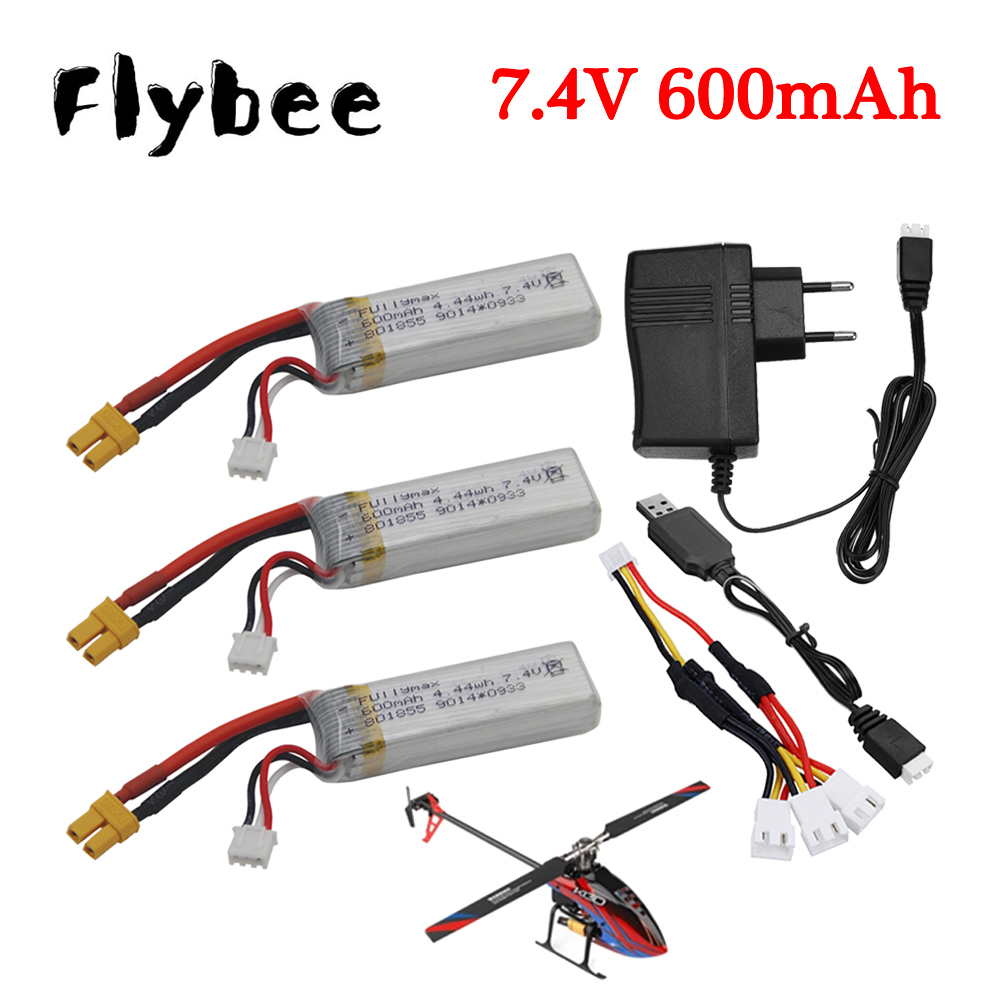 7.4V 600mAh Lipo Battery +7.4V - Drone Battery Charger 评论和价格