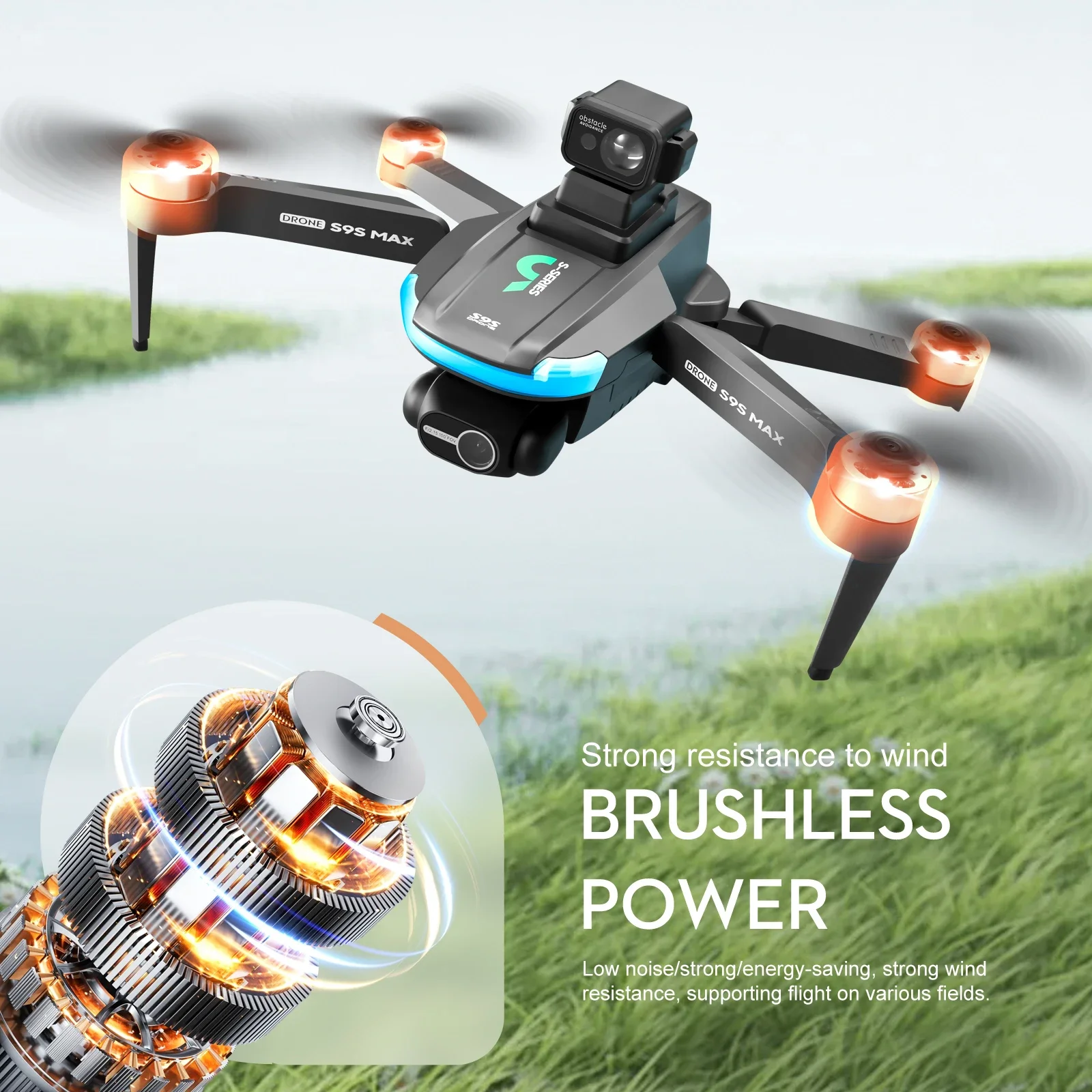 NEW S9S MAX MINI Drone 4K 2-Ax - Drone Battery Box 评论和价格