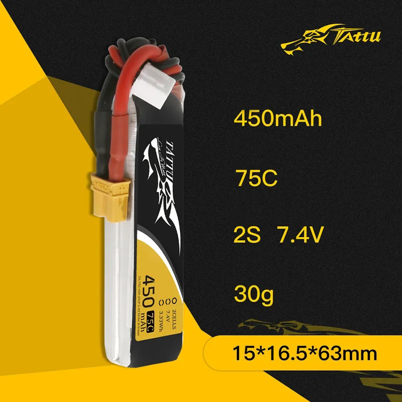 3Pcs NEW TATTU 450/500/550mAh  - Drone Battery Plate 评论和价格