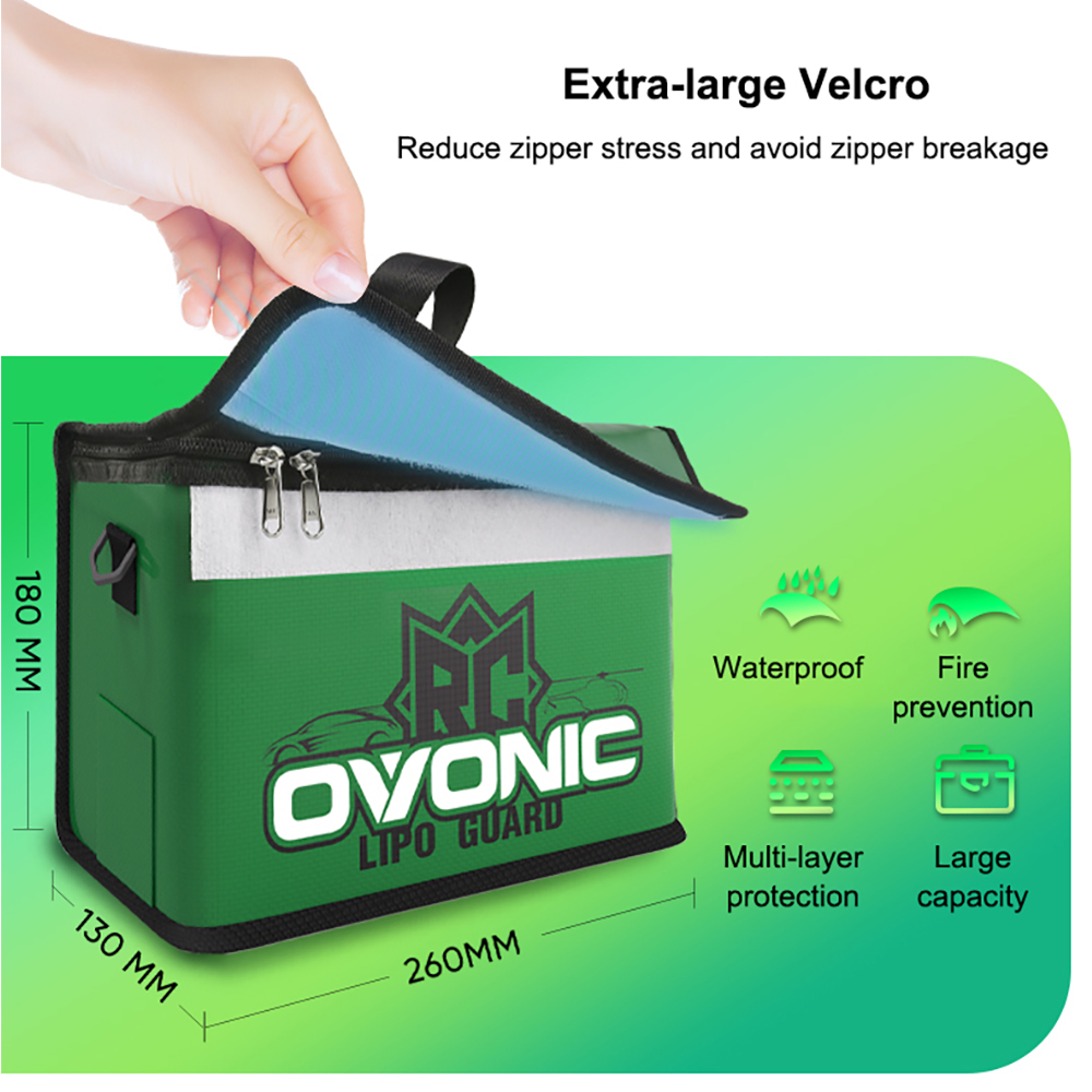 Ovonic LiPo Battery Safe Bag P - Drone Battery Bag 评论和价格