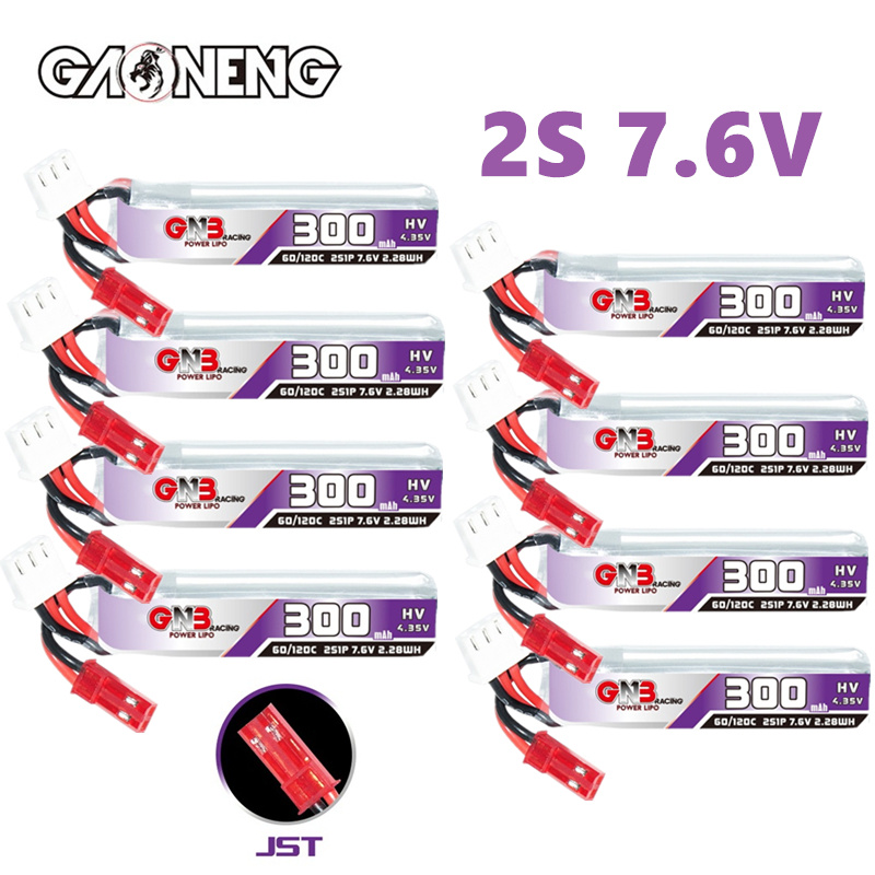 GAONENG GNB 2S 7.6V 300mAh 60C - Drone Battery Plate 评论和价格